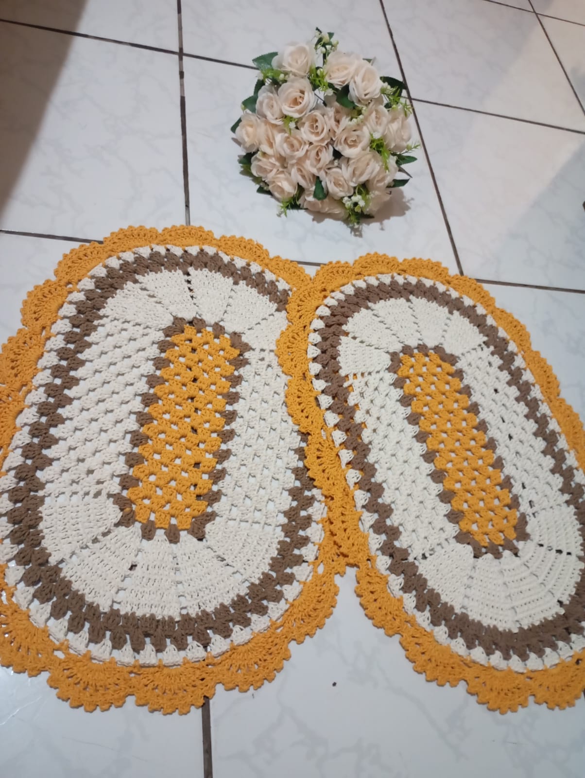 Duplo Oval Amarelo