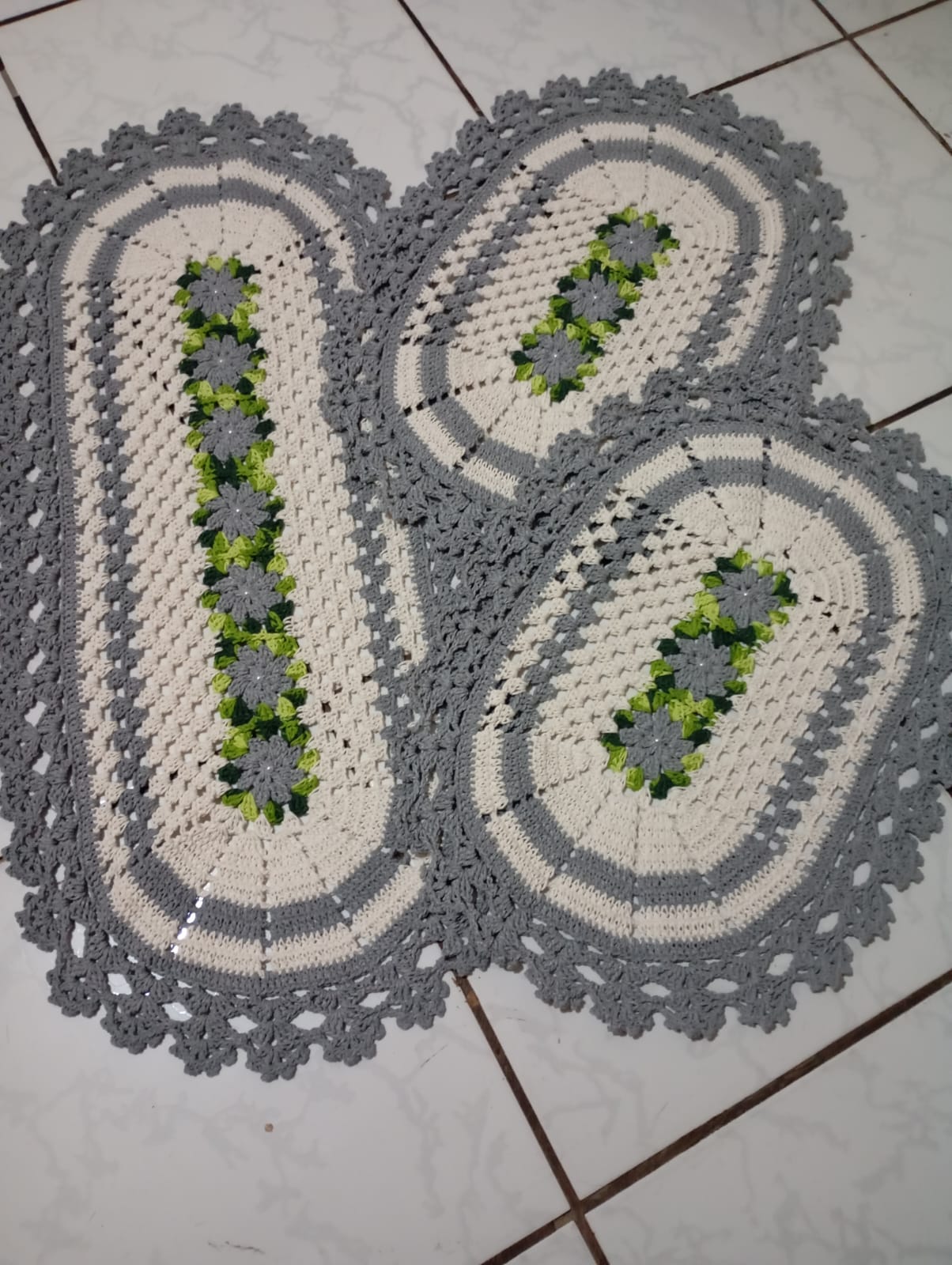 Duplo Cinza Floral